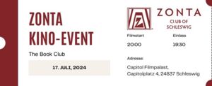 ZONTA Schleswig - Kino Event